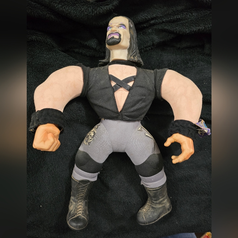 Vintage Wwf-Wwe Bone‎ Crunchin Buddies The Undertaker Jakks Pacific 1998